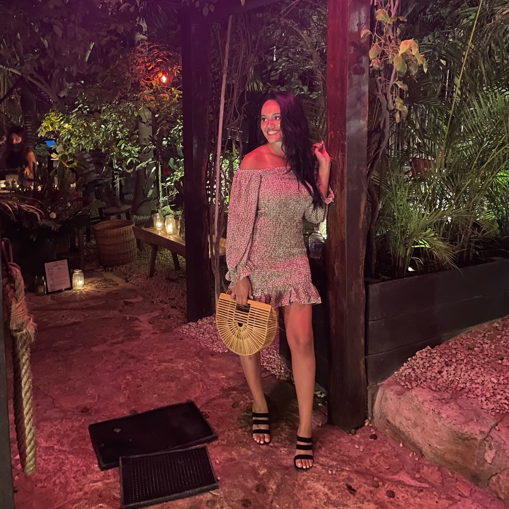 Petal & Pup Mini Animal Print Dress